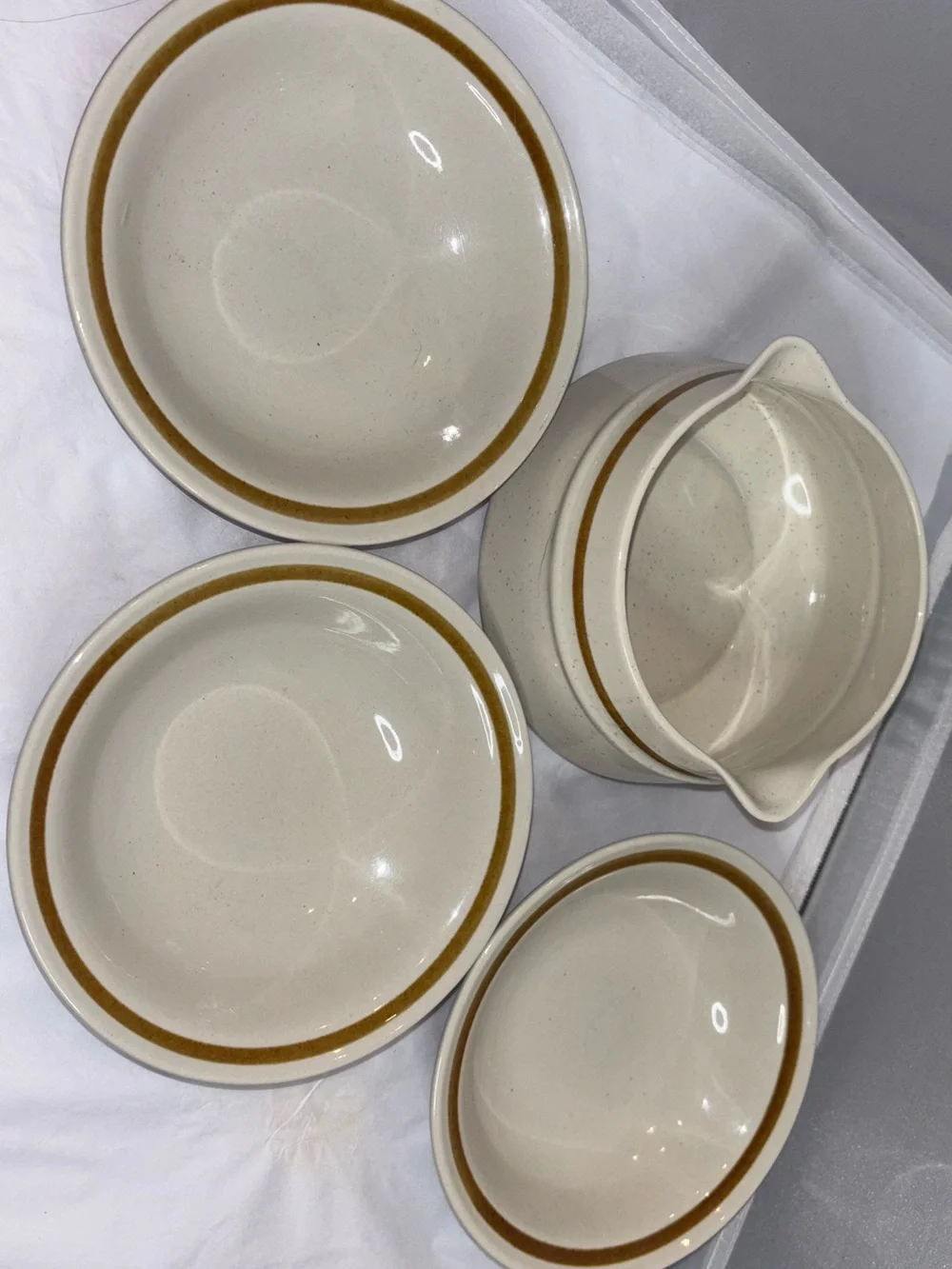 Old brook cream stoneware
